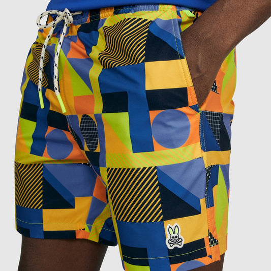 Henry Deco Swim Trunks - Navy