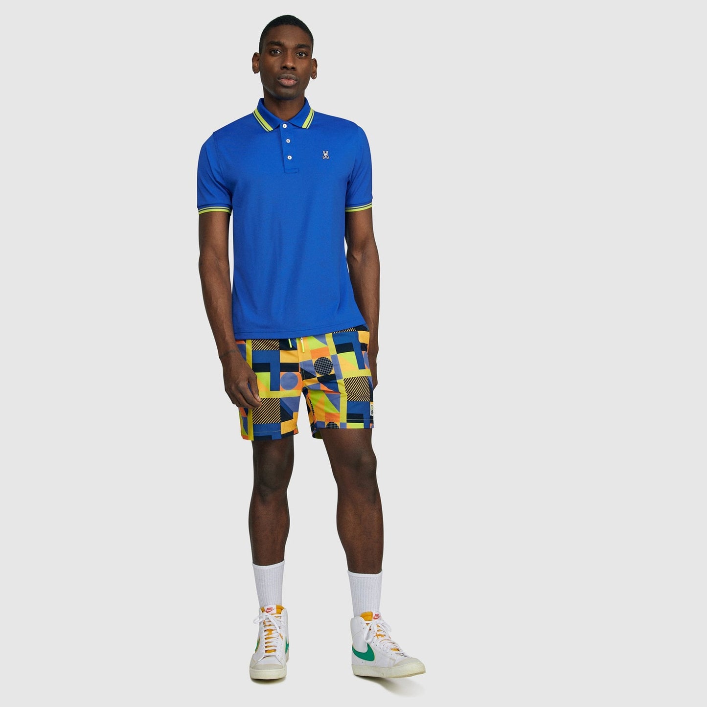 Henry Deco Swim Trunks - Navy