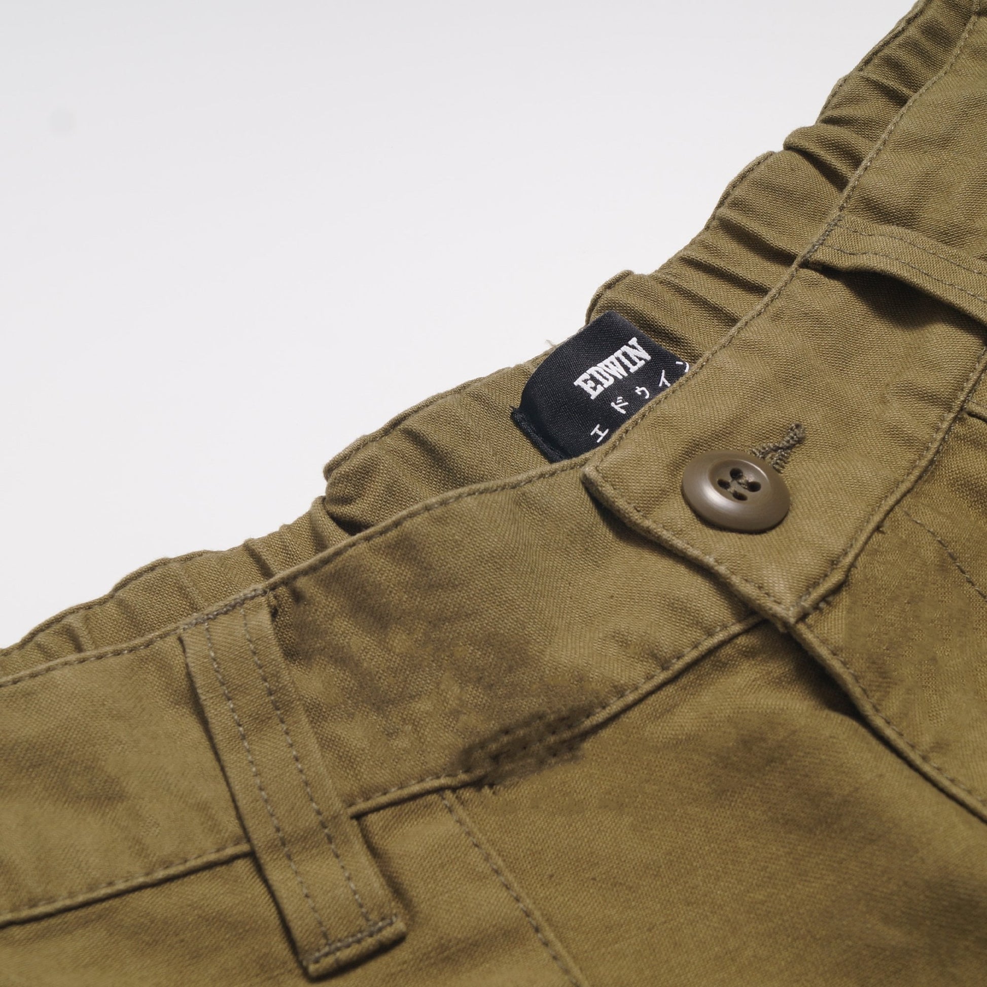 Edwin - Labour - Darted Pants - Martini Olive