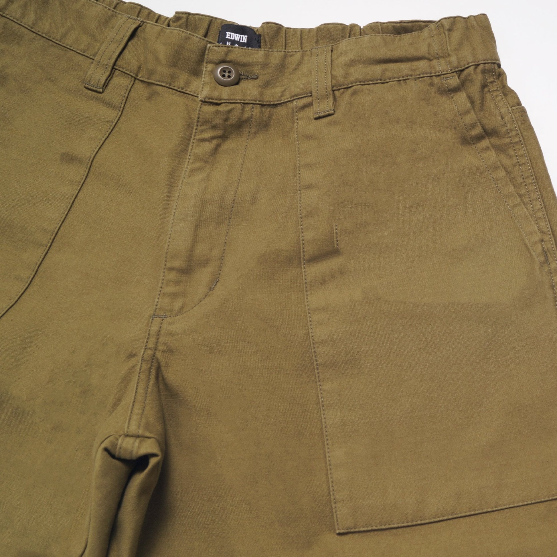 Edwin - Labour - Darted Pants - Martini Olive