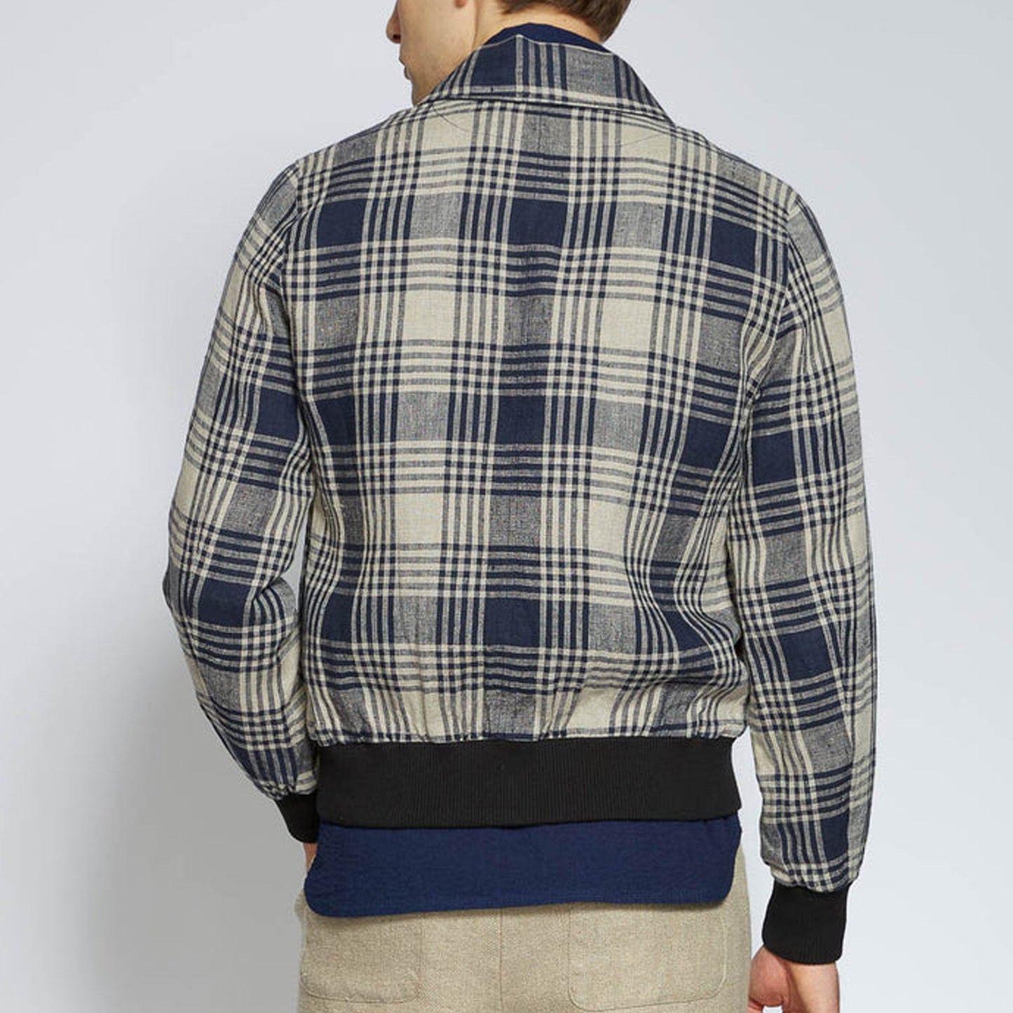 - Cannon Linfield Bomber Jacket - Navy