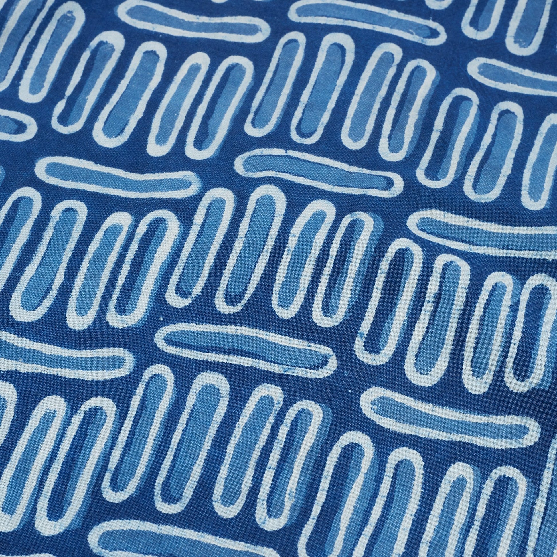 Universal - Hand Block Camp Shirt - Indigo