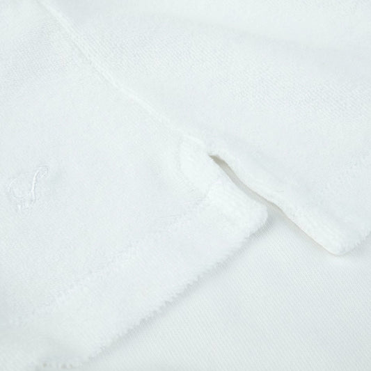 - Towelling Polo Shirt - White