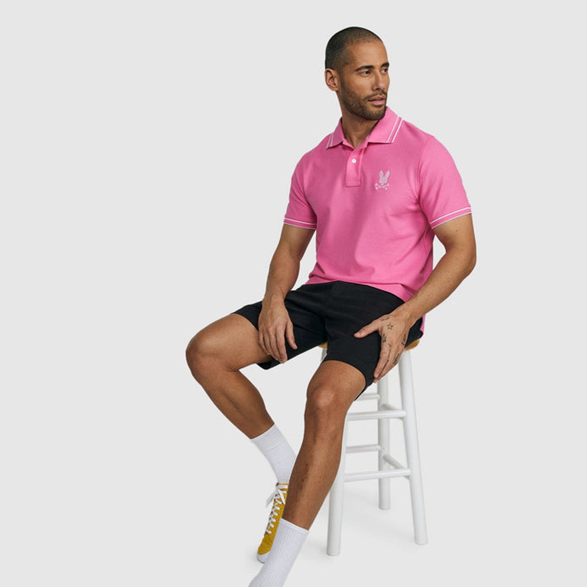 Psycho Ian Polo Shirt - Love Pink