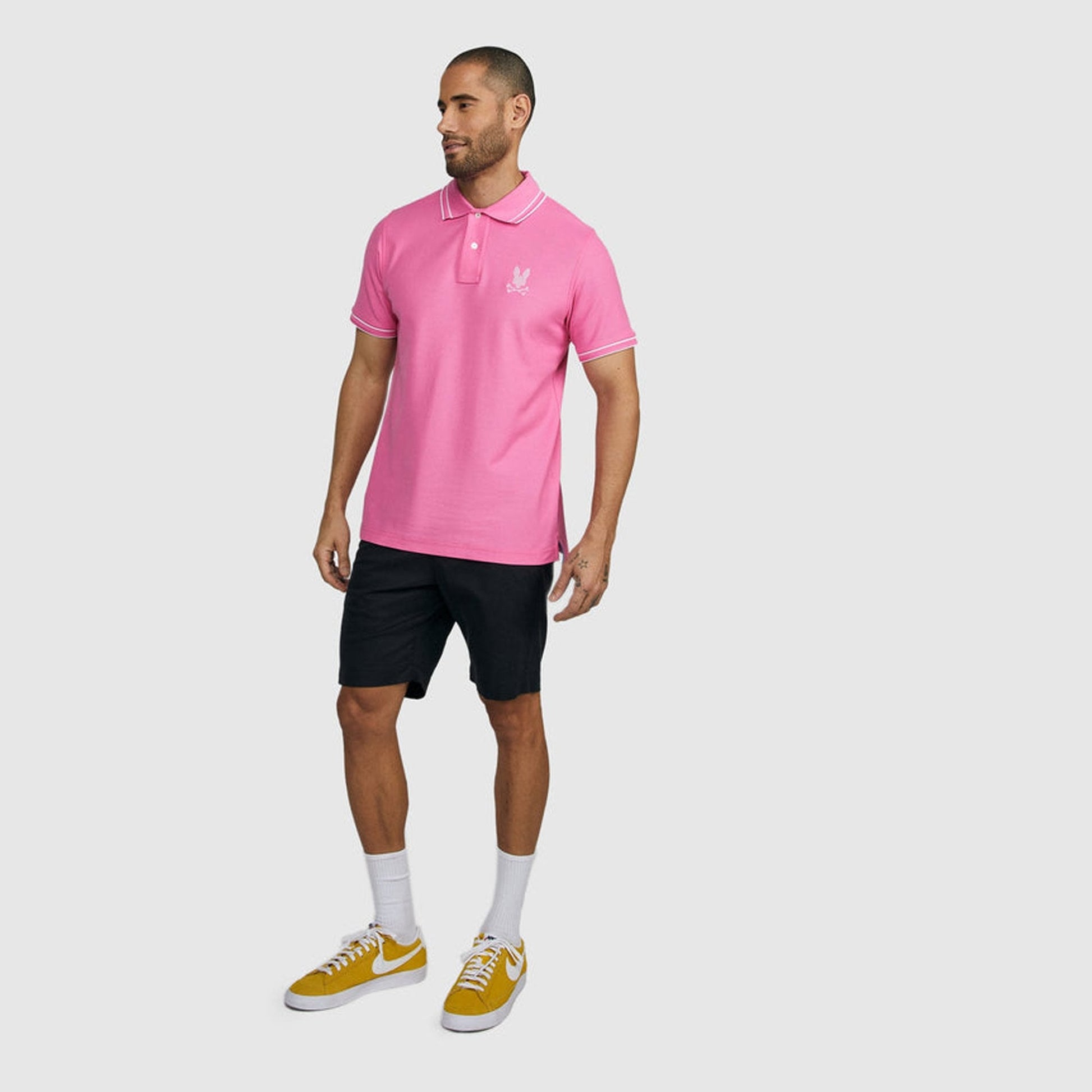 Psycho Ian Polo Shirt - Love Pink