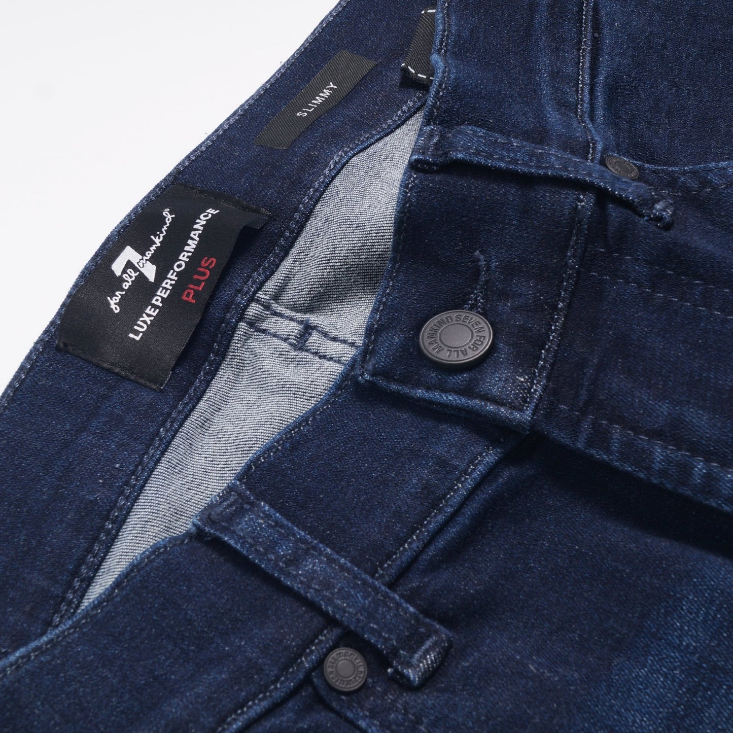 - Slimmy Luxe Perf Plus Jeans - Deep Blue