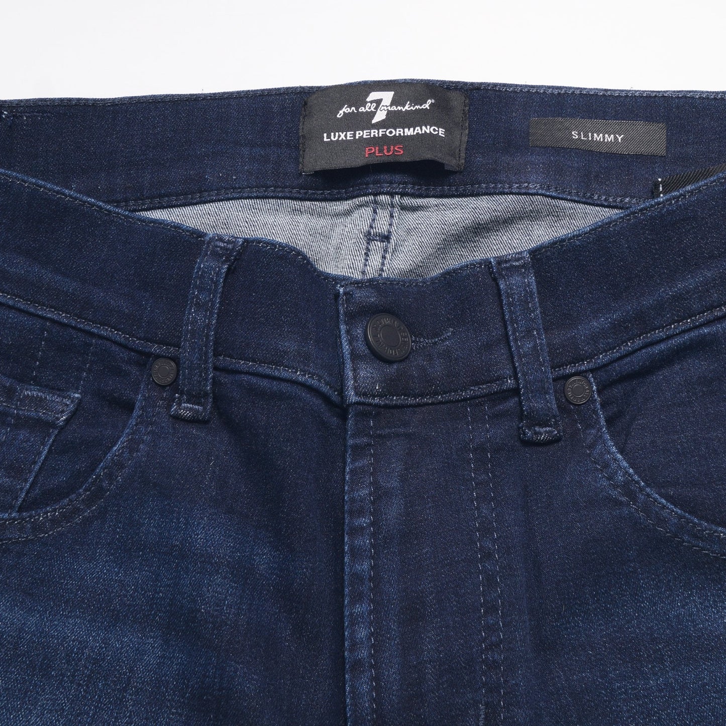 - Slimmy Luxe Perf Plus Jeans - Deep Blue