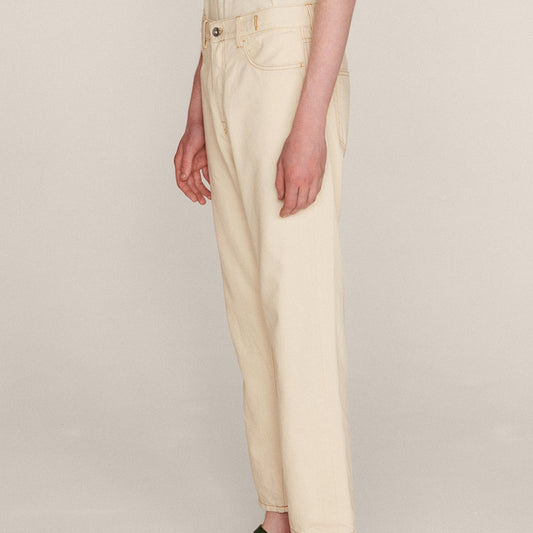 - Tearaway Jeans - Ecru