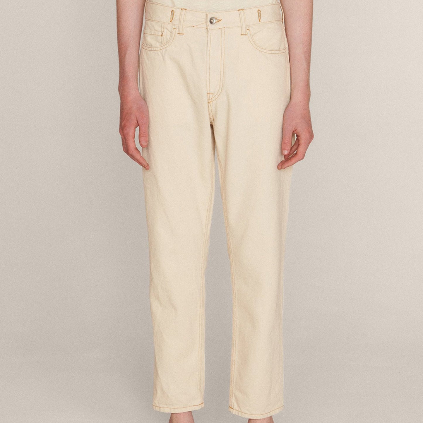 - Tearaway Jeans - Ecru