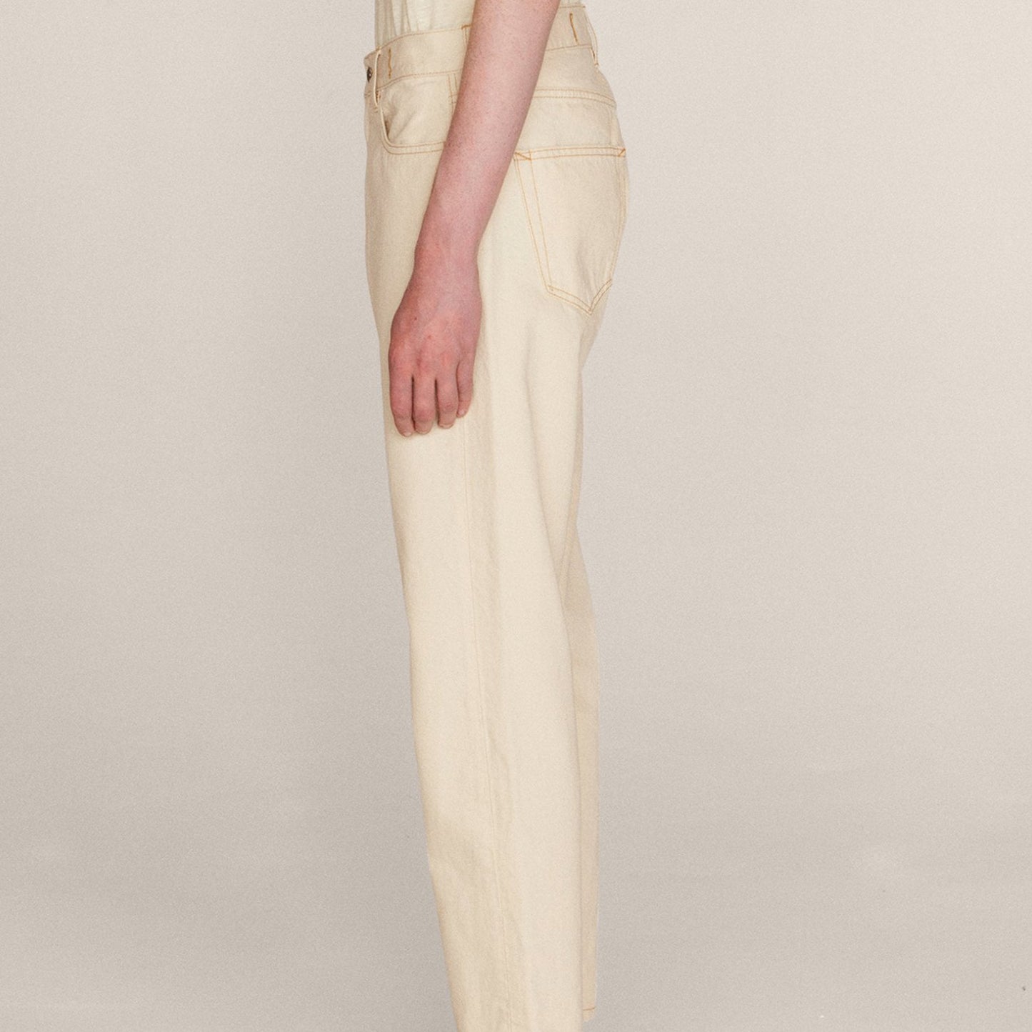 - Tearaway Jeans - Ecru