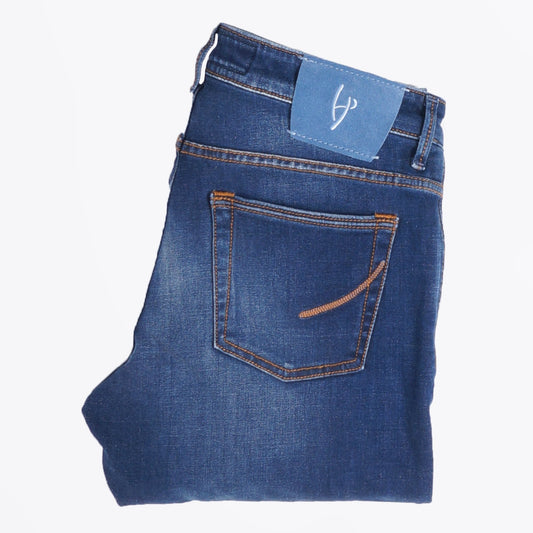 - Orvieto - Comfort 5 Pocket Jeans - Indigo