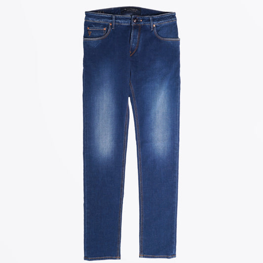 - Orvieto - Comfort 5 Pocket Jeans - Indigo