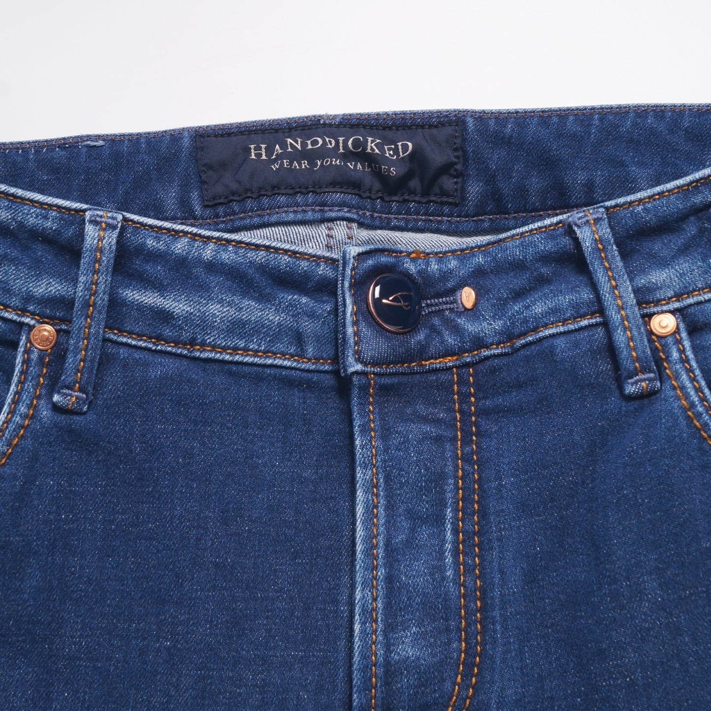 - Orvieto - Comfort 5 Pocket Jeans - Indigo