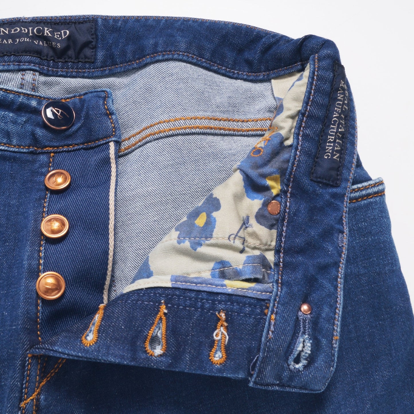 - Orvieto - Comfort 5 Pocket Jeans - Indigo