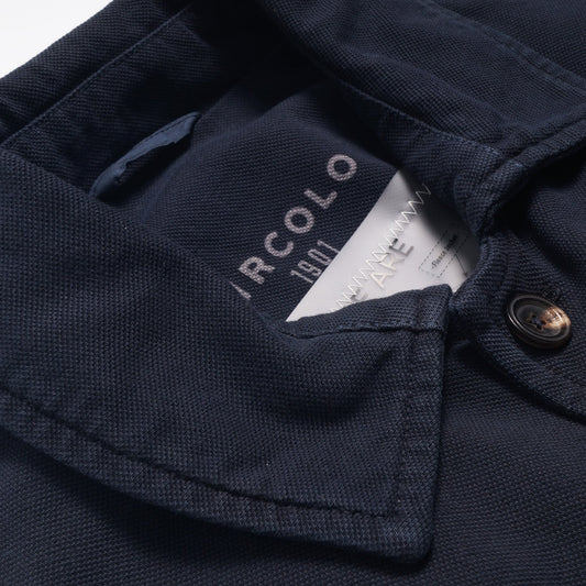 - Piquet Work Jacket - Blue Black