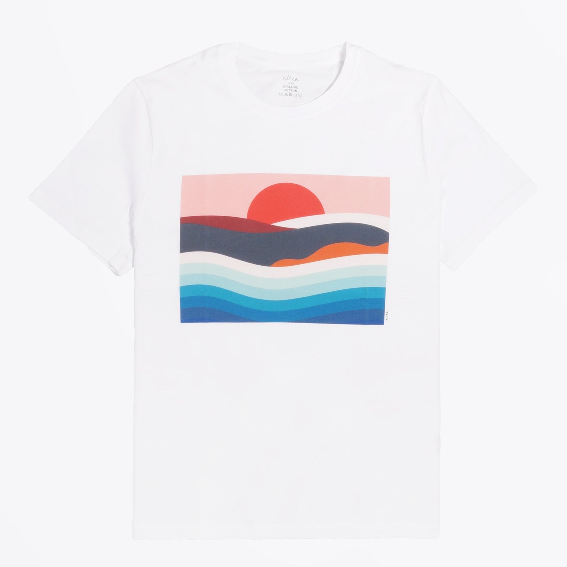 Altea Lewis Stampata T-Shirt - Teal
