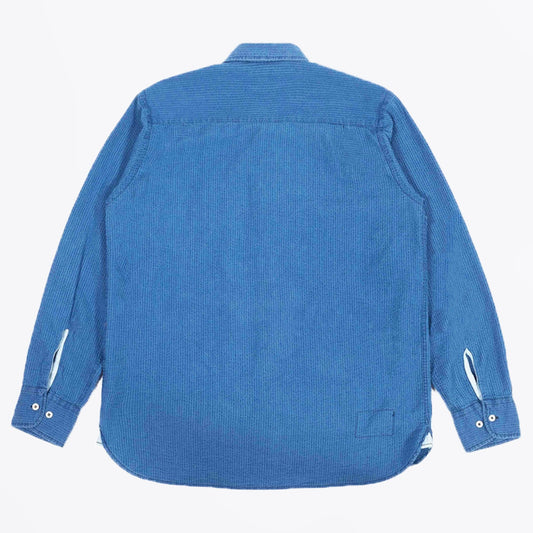 Humber Seersucker Shirt - Indigo