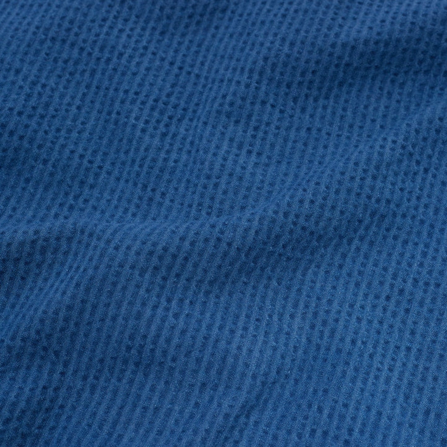 Humber Seersucker Shirt - Indigo