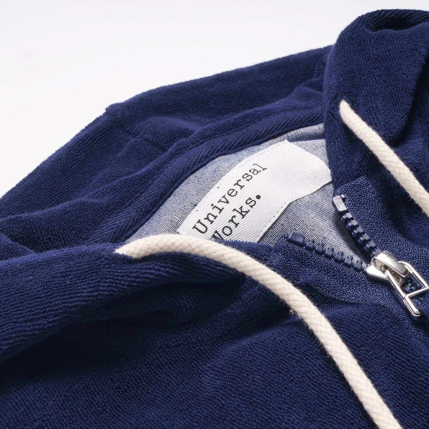 - Terry Fleece Beach Hoody - Navy