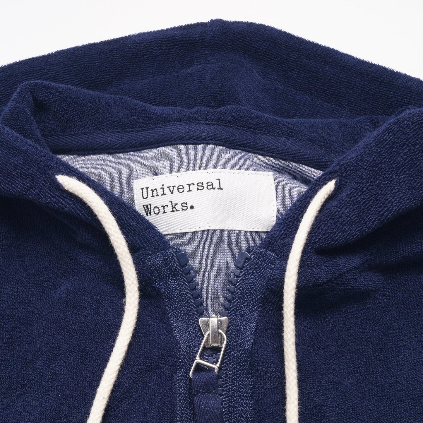 - Terry Fleece Beach Hoody - Navy