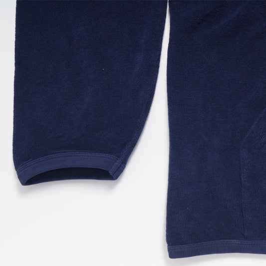 - Terry Fleece Beach Hoody - Navy