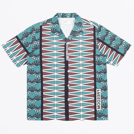 - Freedom Print Road Trip Shirt - Green