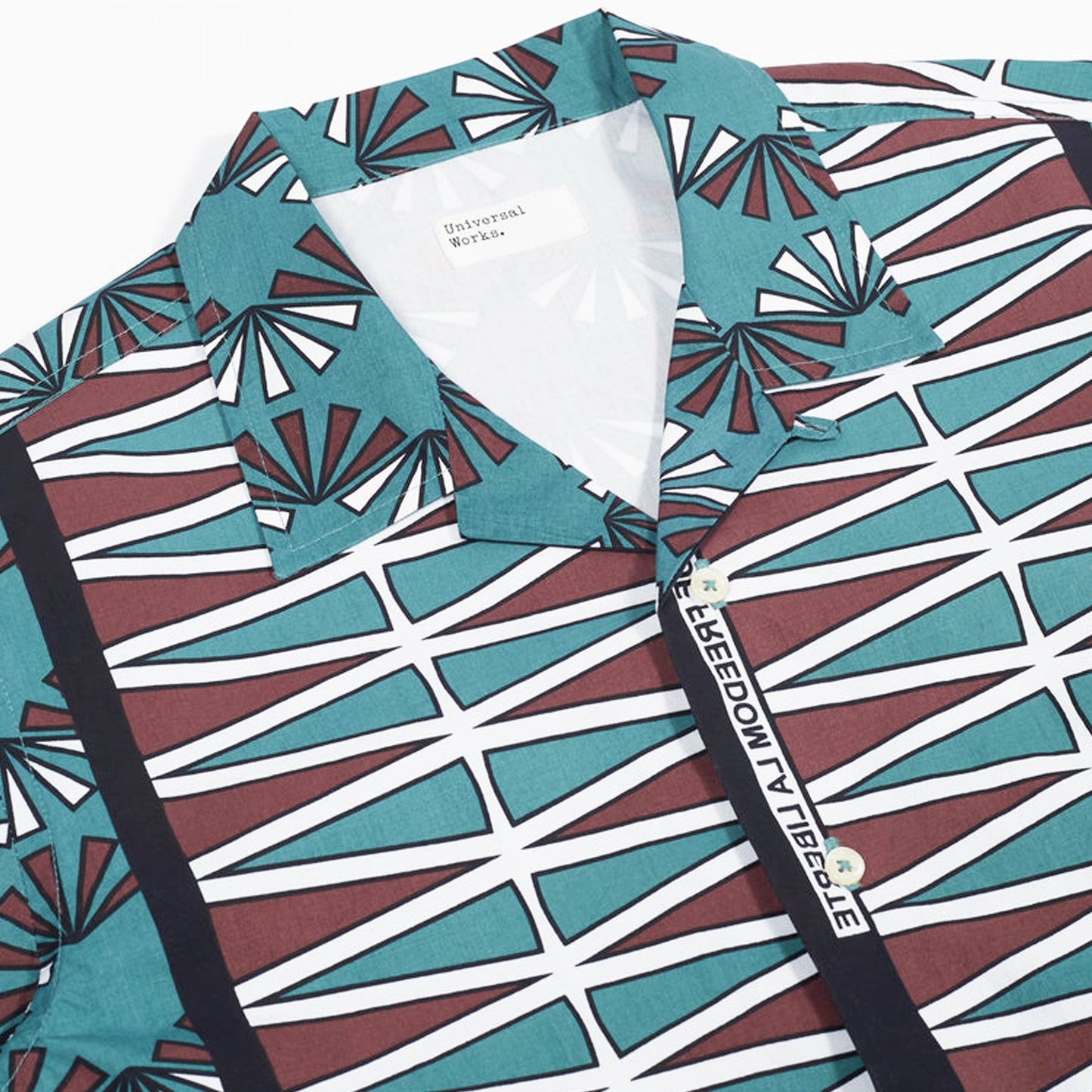 - Freedom Print Road Trip Shirt - Green