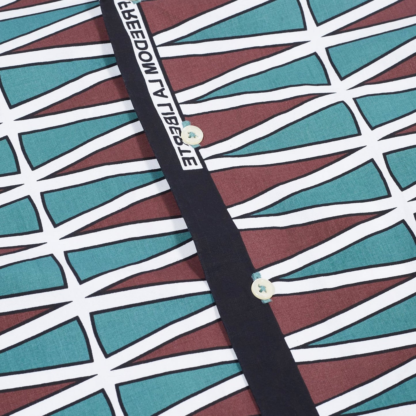 - Freedom Print Road Trip Shirt - Green