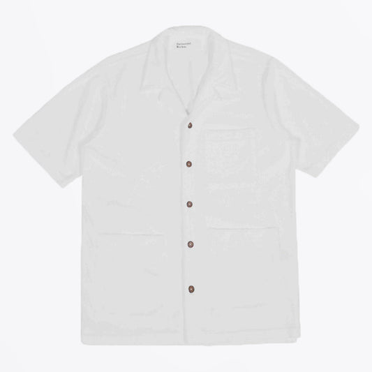 - Terry Fleece Island Shirt - Ecru