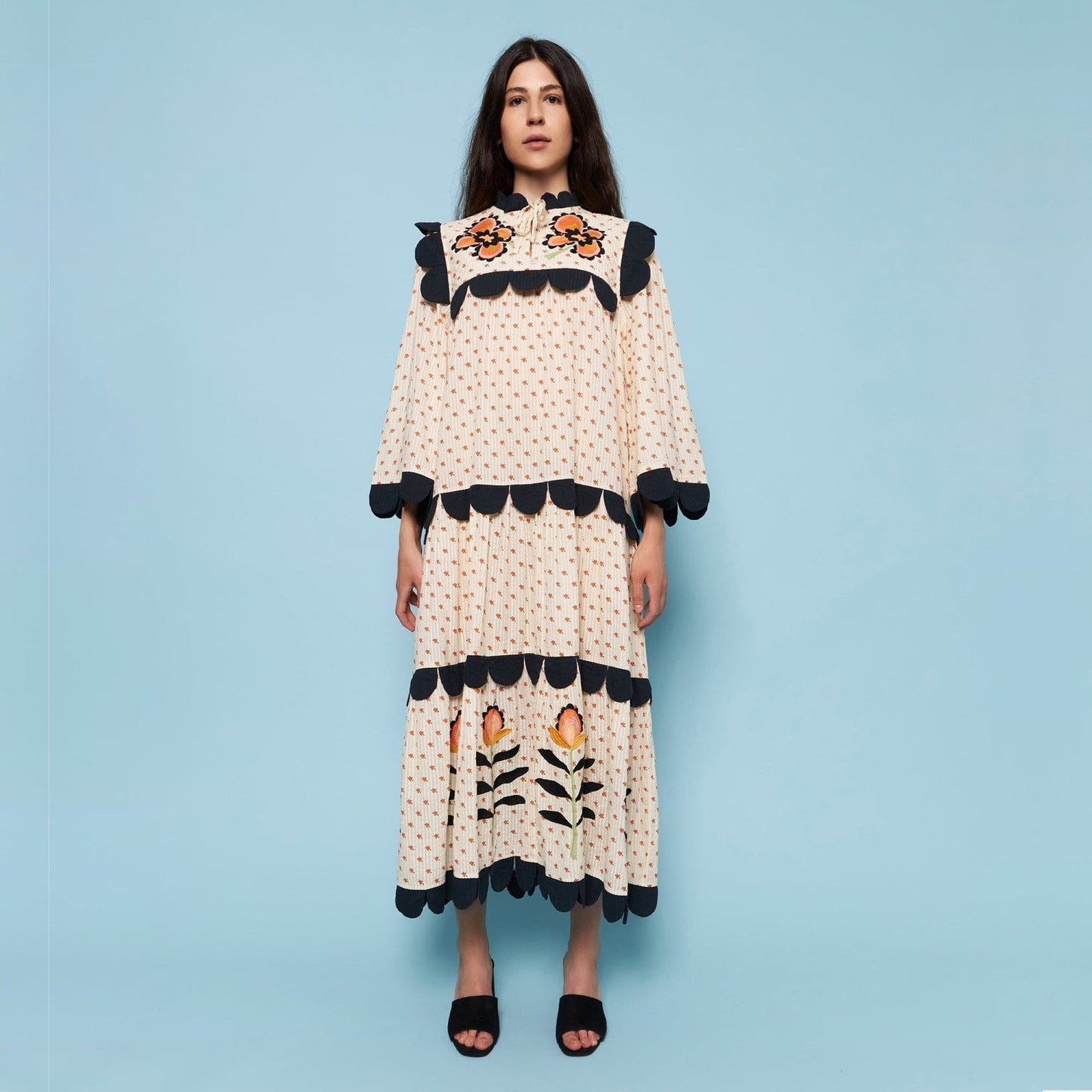 Loan Mae Dress - Light Flowers