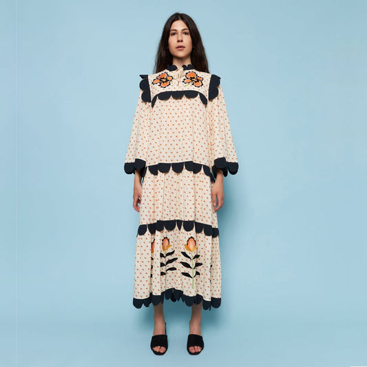 Loan Mae Dress - Light Flowers