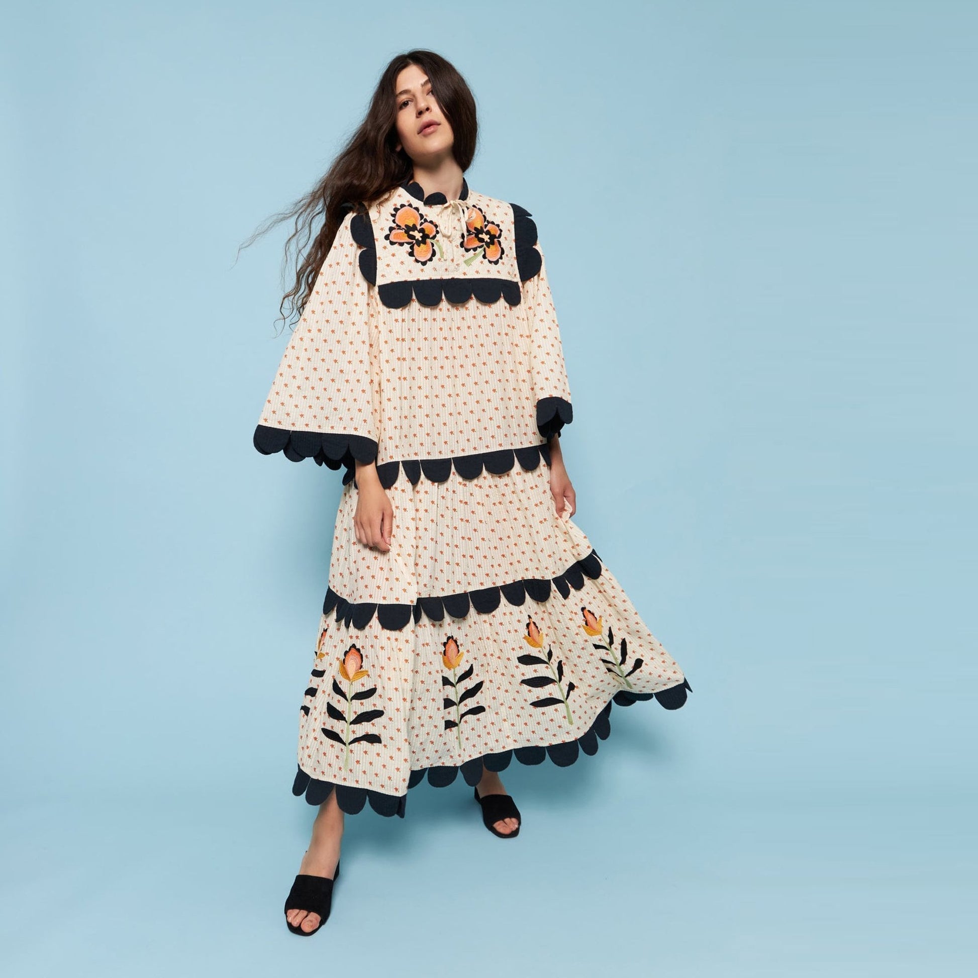 Stella Loan Mae Dress - Light Flowers