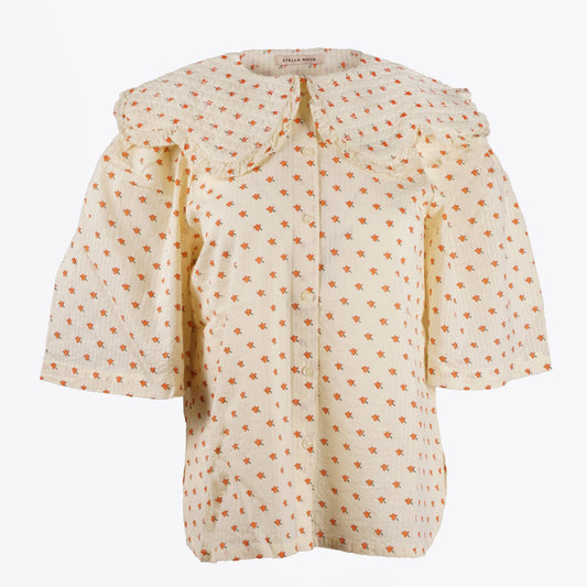 - Dicte Bitten Top - Light Flower