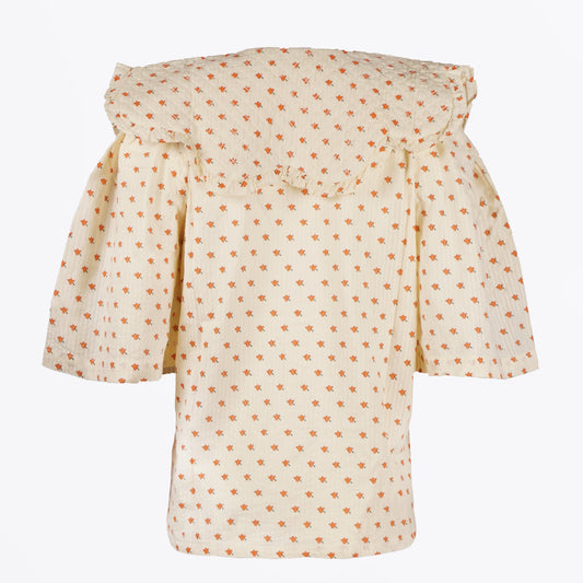 - Dicte Bitten Top - Light Flower