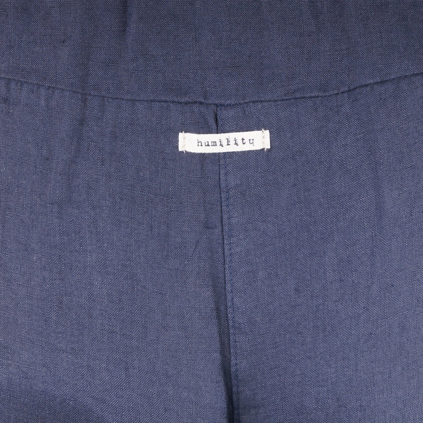 - Raoul Relaxed Cropped Trousers - Navy