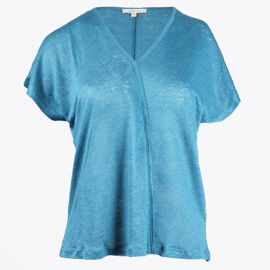 - Ram Linen T-Shirt - Duck Blue