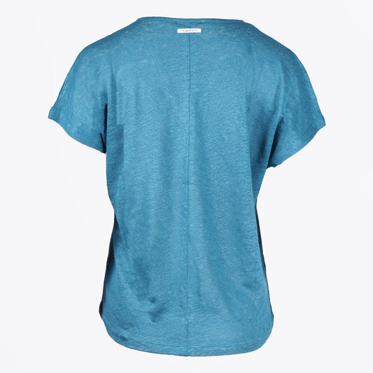 - Ram Linen T-Shirt - Duck Blue