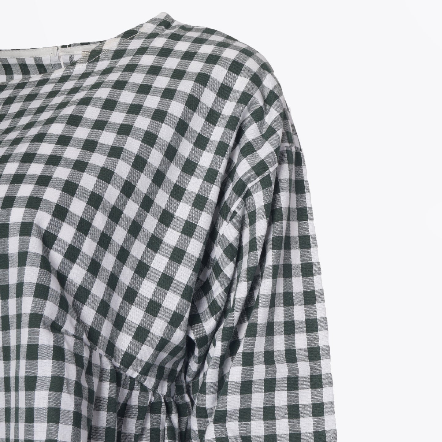 - Rama Gingham Top - Green