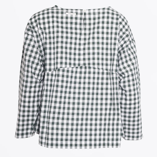 - Rama Gingham Top - Green