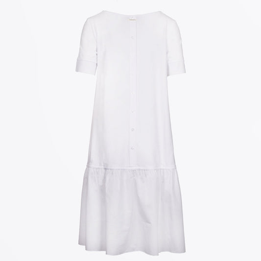 - Ranieri - Short Sleeved Dress - White