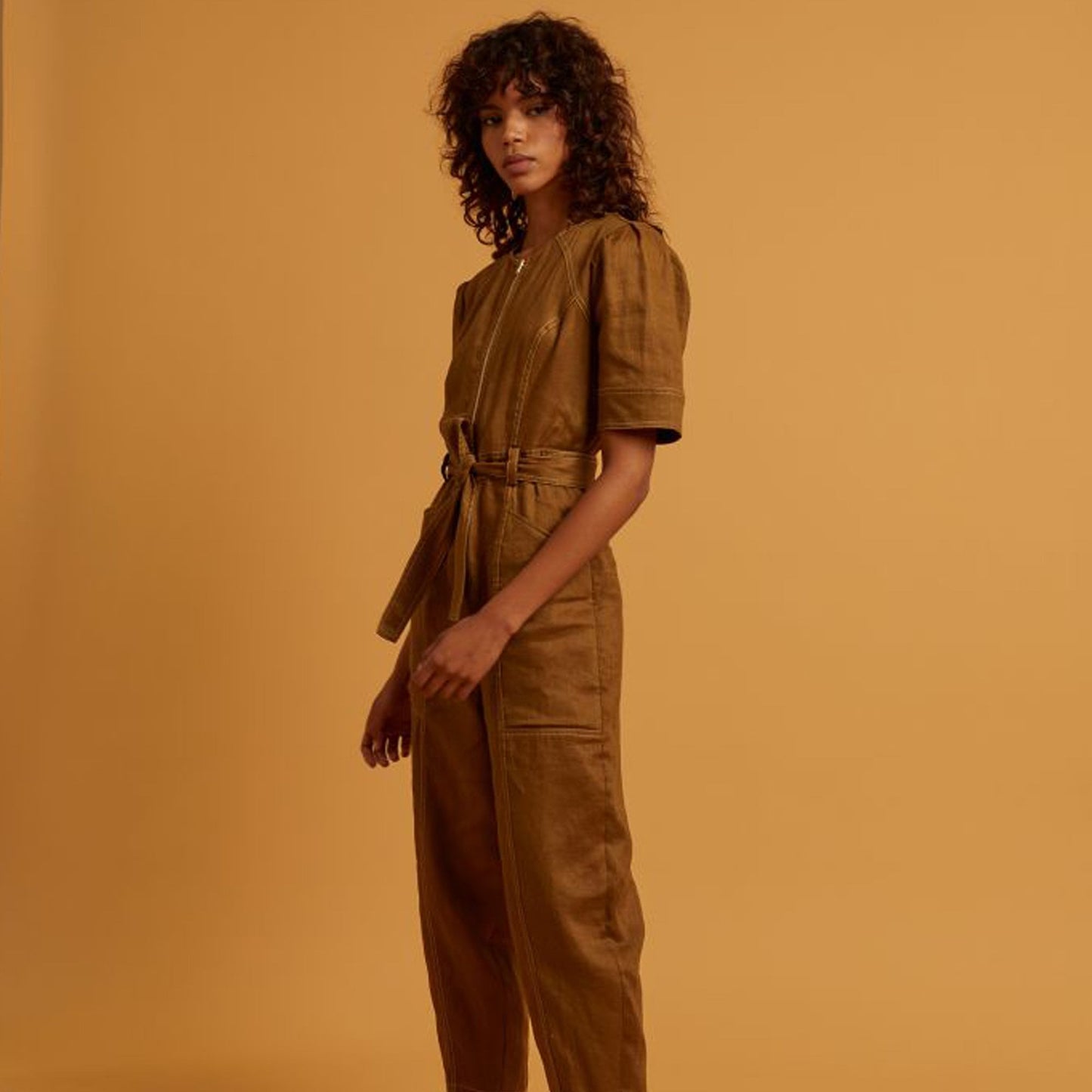 - Oneil Jumpsuit - Tobacco