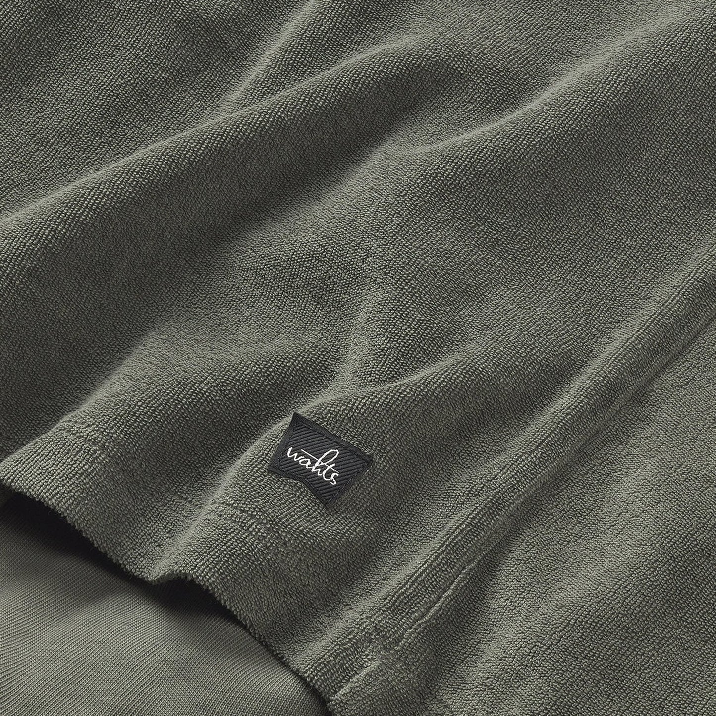 Todd Towelling T-Shirt - Army Green