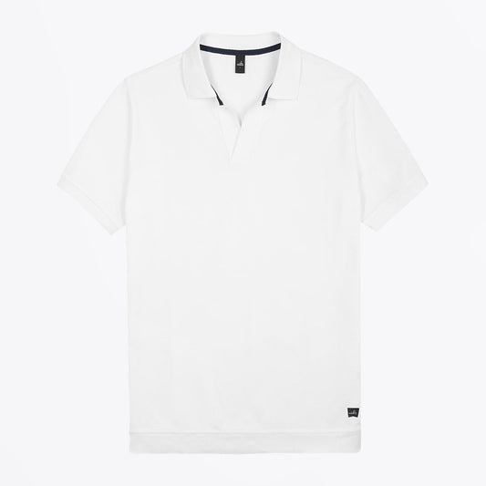 - Rice Retro Polo Shirt - White