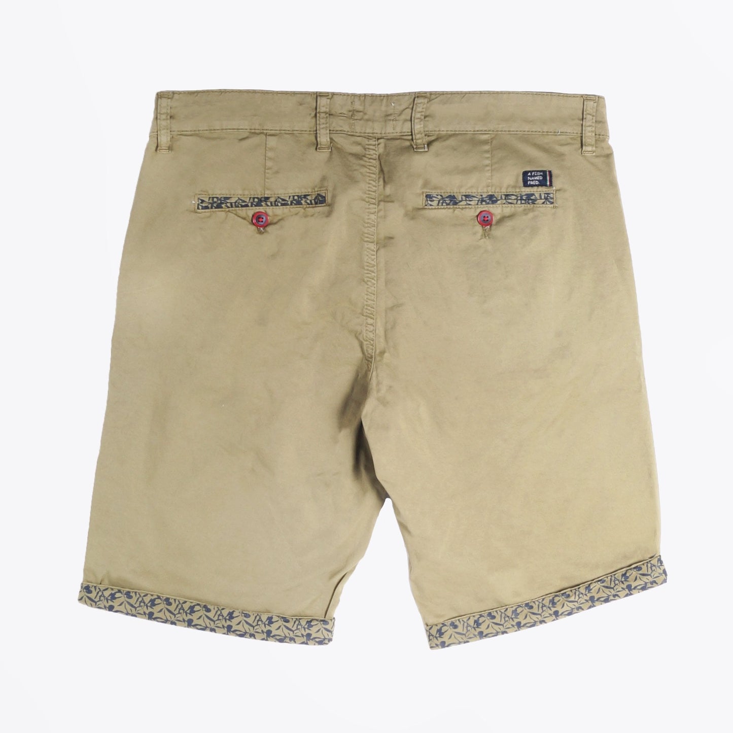 - Peached Twill Bermuda - Green