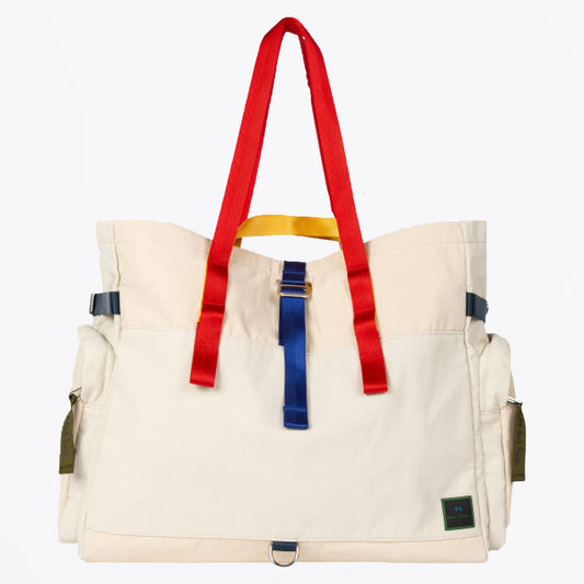 Hclowe Canvas And Ripstop Backpack - Grey