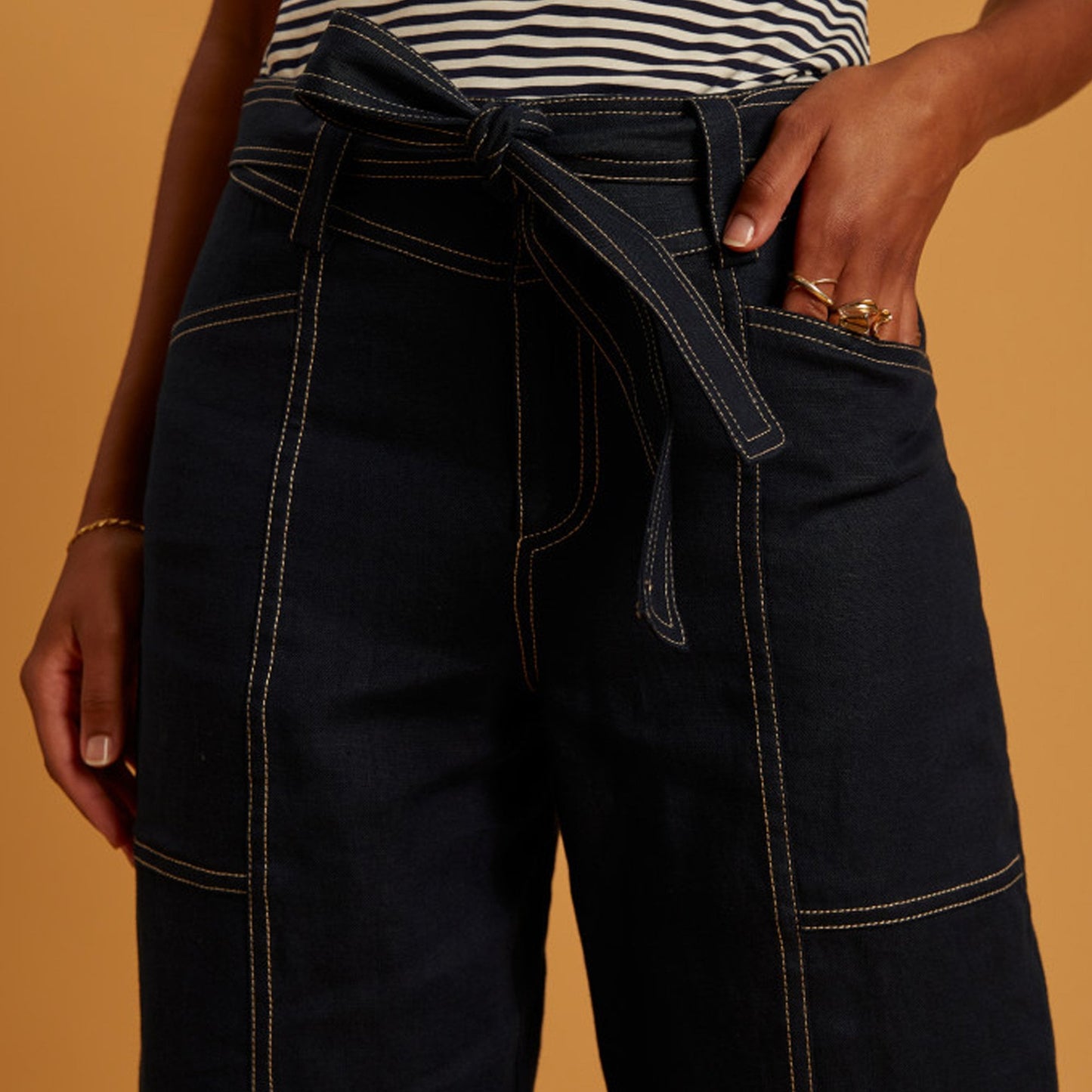 - Ousman Trousers - Navy