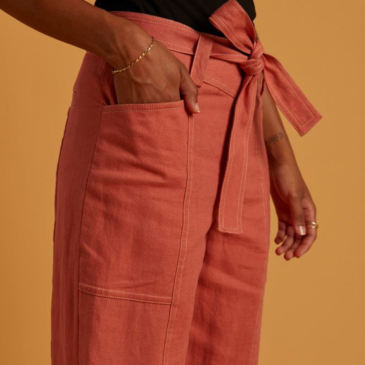 - Ousman Trousers - Rosewood