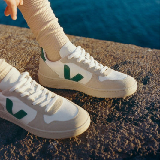 - V-10 B-Mesh Sneakers - White Brittany