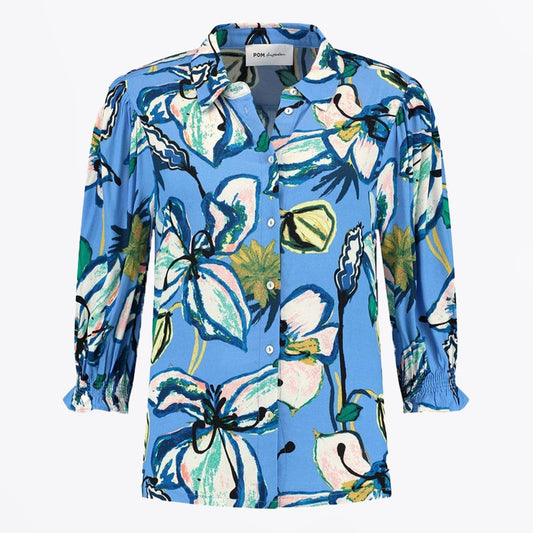 Lily Marina Blue Blouse