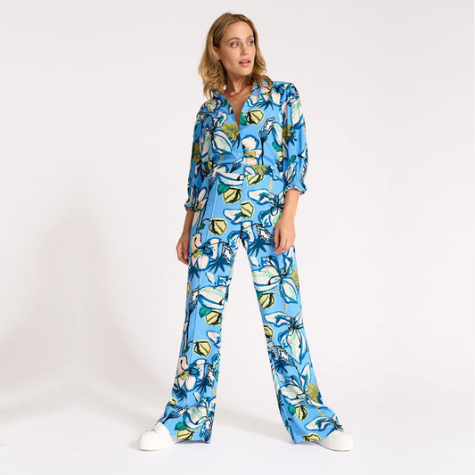 Lily Marina Blue Blouse